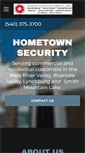 Mobile Screenshot of hometownsecurity.info